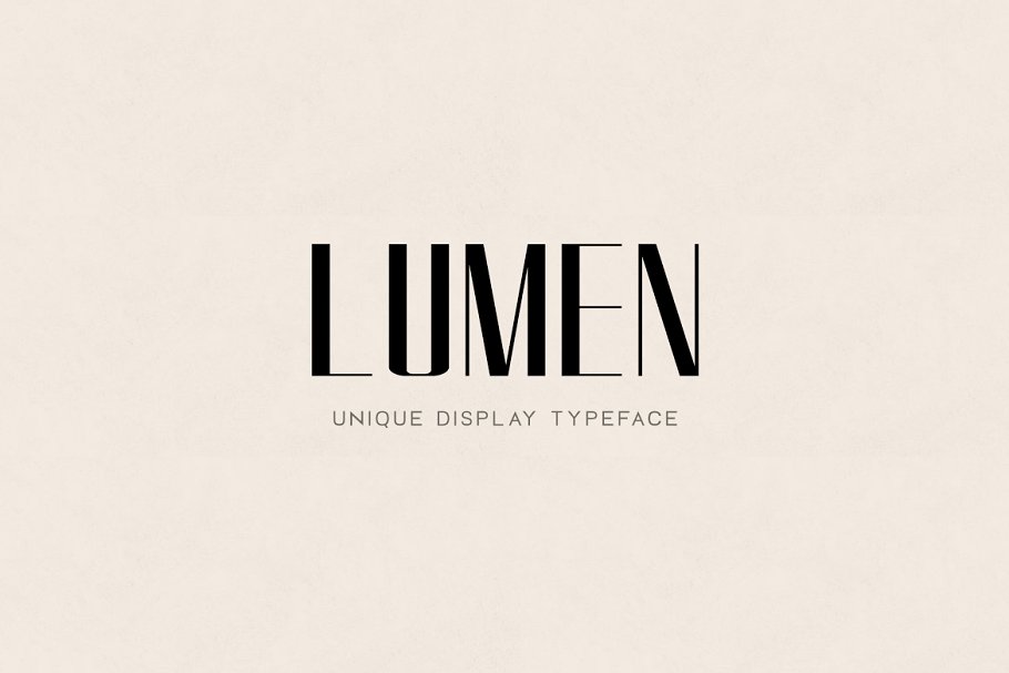 Example font Lumen #1